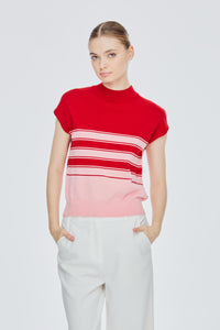 Contrast Magyar Knit Top
