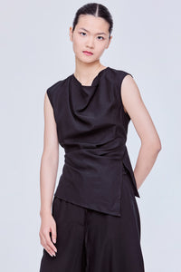 Front Knot Sleeveless Top