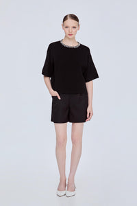 Jewel Embellished Tee Top