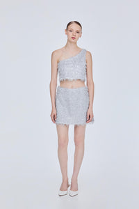 A-Line Fringe Skirt