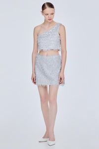 A-Line Fringe Skirt