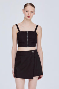 Tailored Wrap Skirt