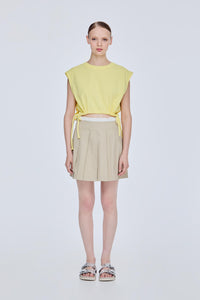Pleated Mini Skirt
