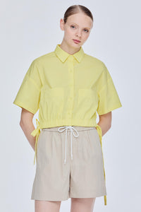 Elasticated Drawstring Wide Leg Shorts