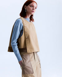 Two Tone Wide Leg Pants