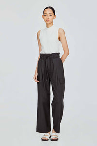 Paperbag Waist Wide Leg Trousers