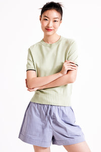 Cropped Knit Top