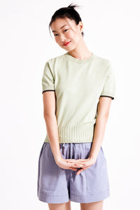 Cropped Knit Top