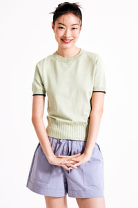 Cropped Knit Top