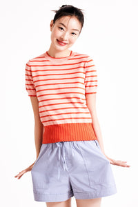 Cropped Knit Top