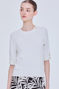 Raglan Sleeves Knit Top