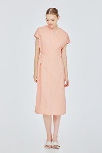 Magyar Cinched-Waist Dress