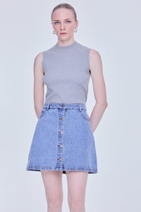 Denim Mini Skirt