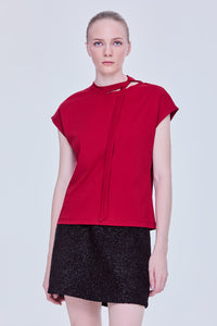 Wraparound Neck Tie Top
