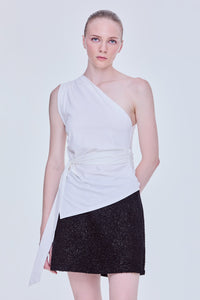 Soft One-Shoulder Top