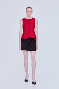 Lurex Tweed Waistcoat