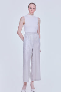 Metallic Elasticised Pants