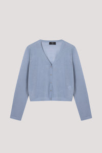 Mesh Lurex Cardigan