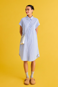 Relax Fit Denim Stripes Dress