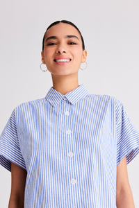 Relax Fit Denim Stripes Dress