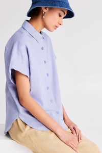 Relax Fit Short Sleeve Blouse