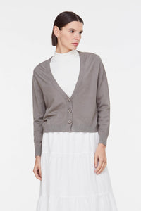 10076 SAGE BUTTON DOWN CARDIGAN