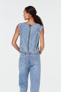 10101 LIGHT WASHED DENIM TOP 2