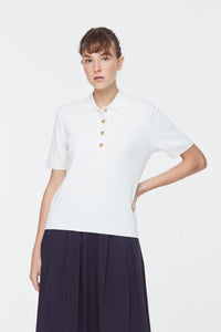 10226 Cream Button Up Top