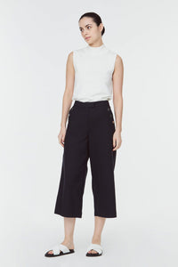 10232 DIAGONAL BUTTONS CULOTTES NAVY