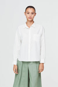 10248 PISTACHIO LONG SLEEVE COLLARED BLOUSE