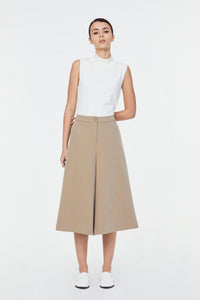 10438 Wide Leg Culottes Khaki