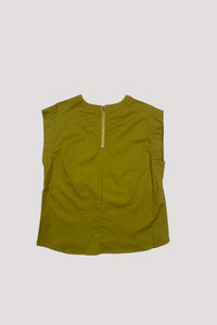 10501 OLIVE SLEEVELESS TOP BACK