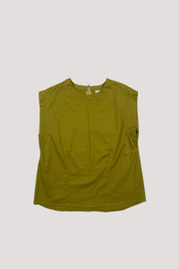 10501 OLIVE SLEEVELESS TOP FRONT