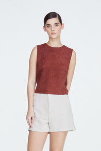 10610 BRICK SLEEVELESS TOP