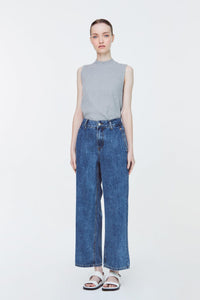 10734 Denim Blue Straight Cut Denim