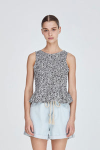 10813-PATTERN-PRINTED-SMOCKING-RUFFLETOP