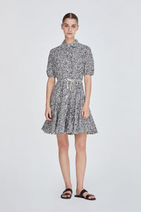 10815 PATTERN A-LINE RUFFLE HEM DRESS