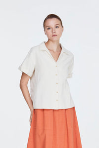 10871-BEIGE-BOXY-CUFFED-BLOUSE