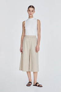 10893 SAND BASIC ELASTICATED CULOTTES