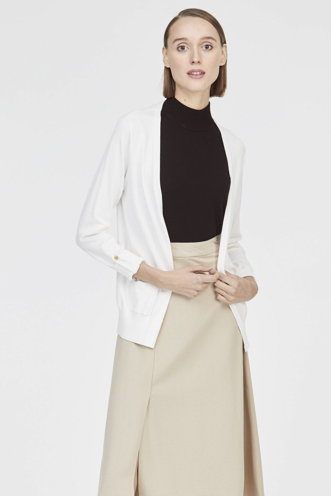 2721 CREAM CARDIGAN