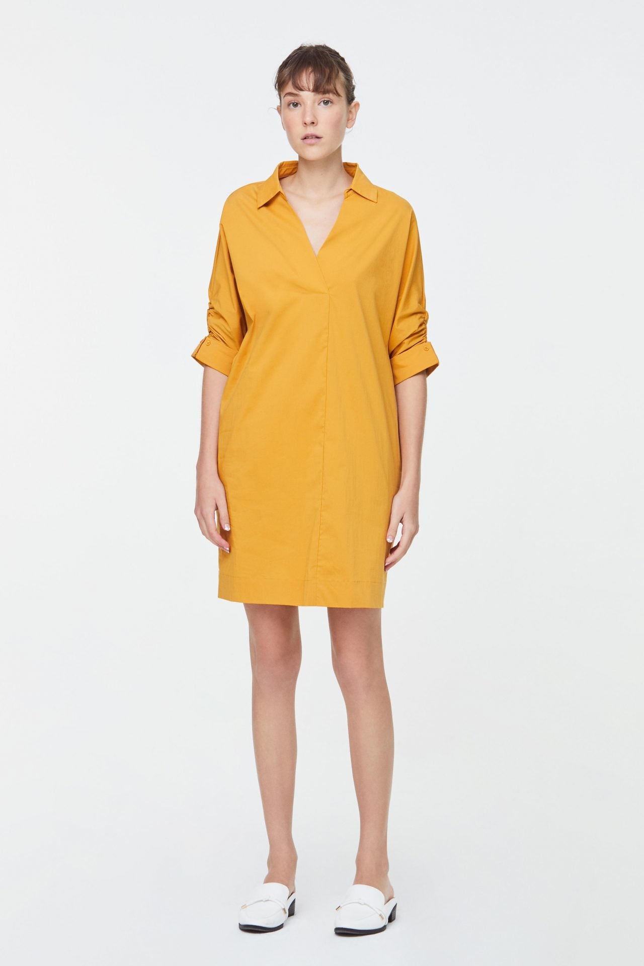 8596 Marigold Collared Dress