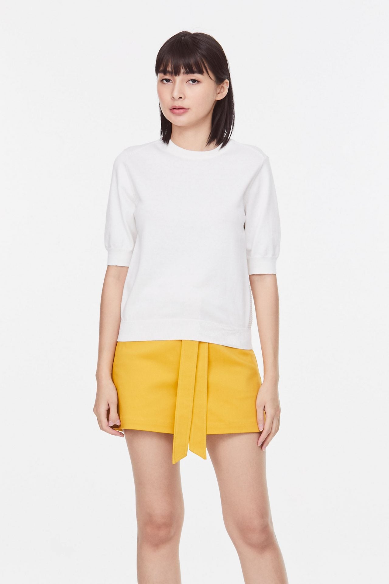 8734 Cream Knit top