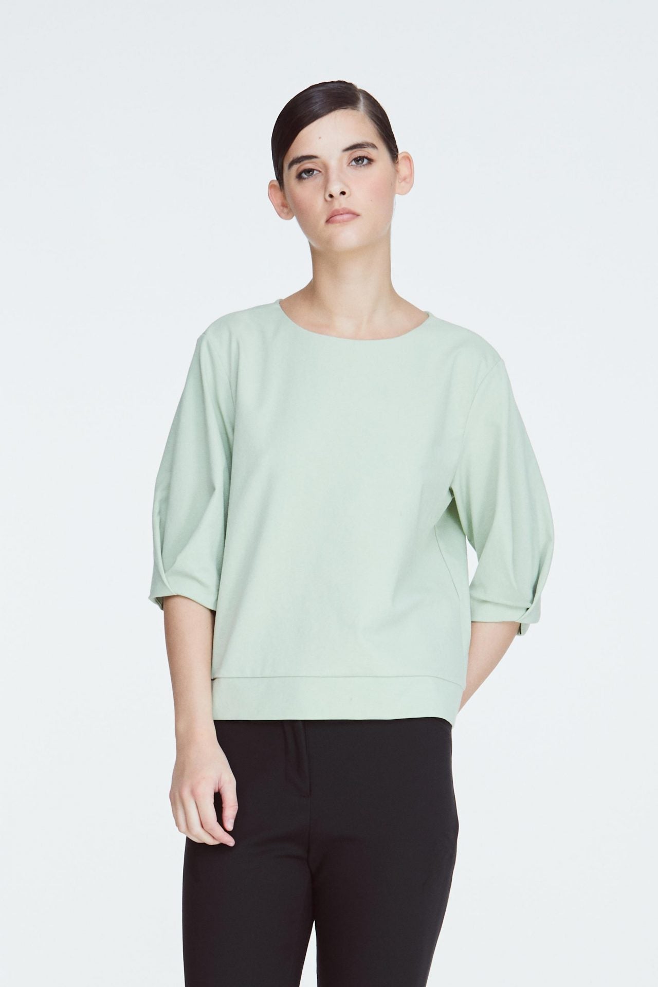8735 MINT LONG SLEEVE TOP