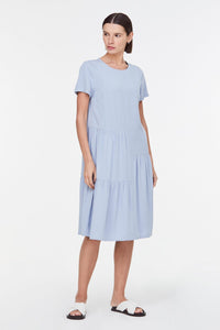 8893 DUSK BLUE BABYDOLL DRESS