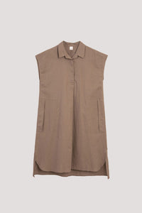 9037-KHAKI-BROWN-DRESS