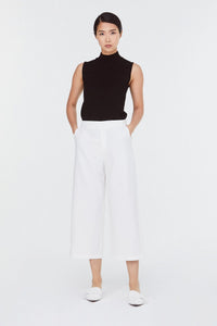 9155 CREAM CAPRIS PANTS