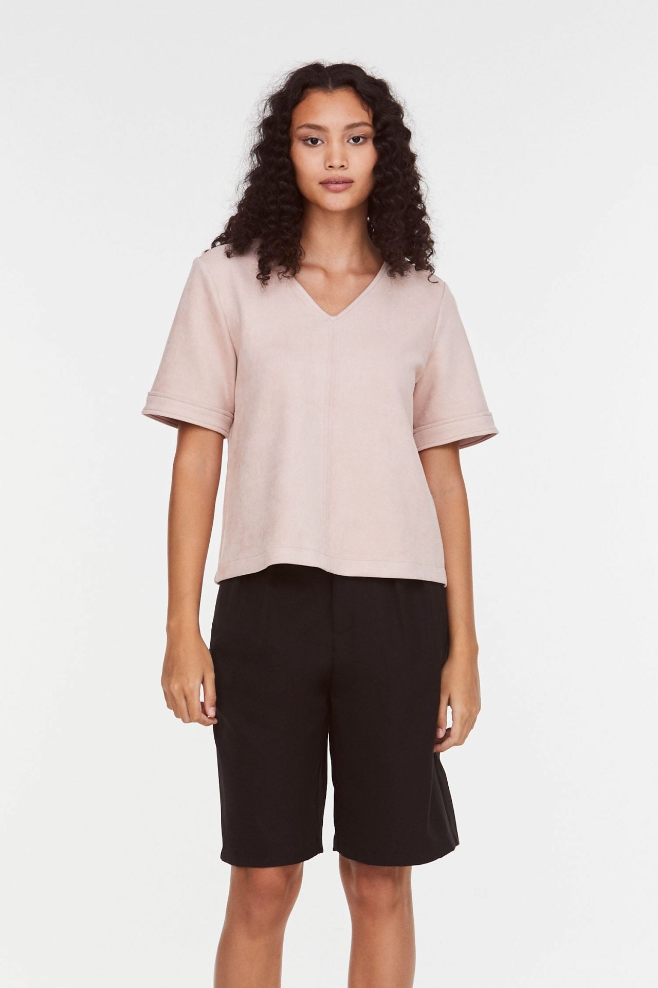 9156 BLUSH BOXY CUT TOP