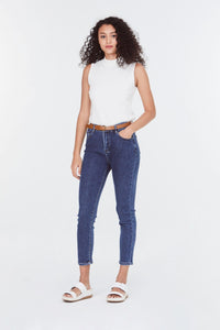 9225 denim blue pencil denim jeans