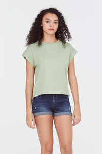 9372 MINT ROUND NECK TEE