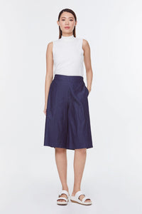 9494 deep denim culottes